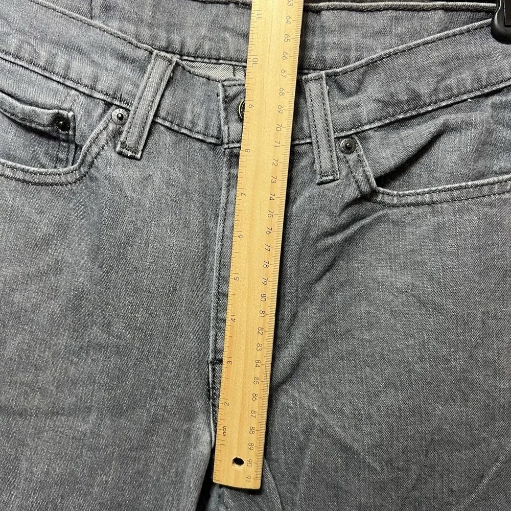 Levis‎ 514 32x32 Black Faded Gray Straight Leg Regular Fit Distressed